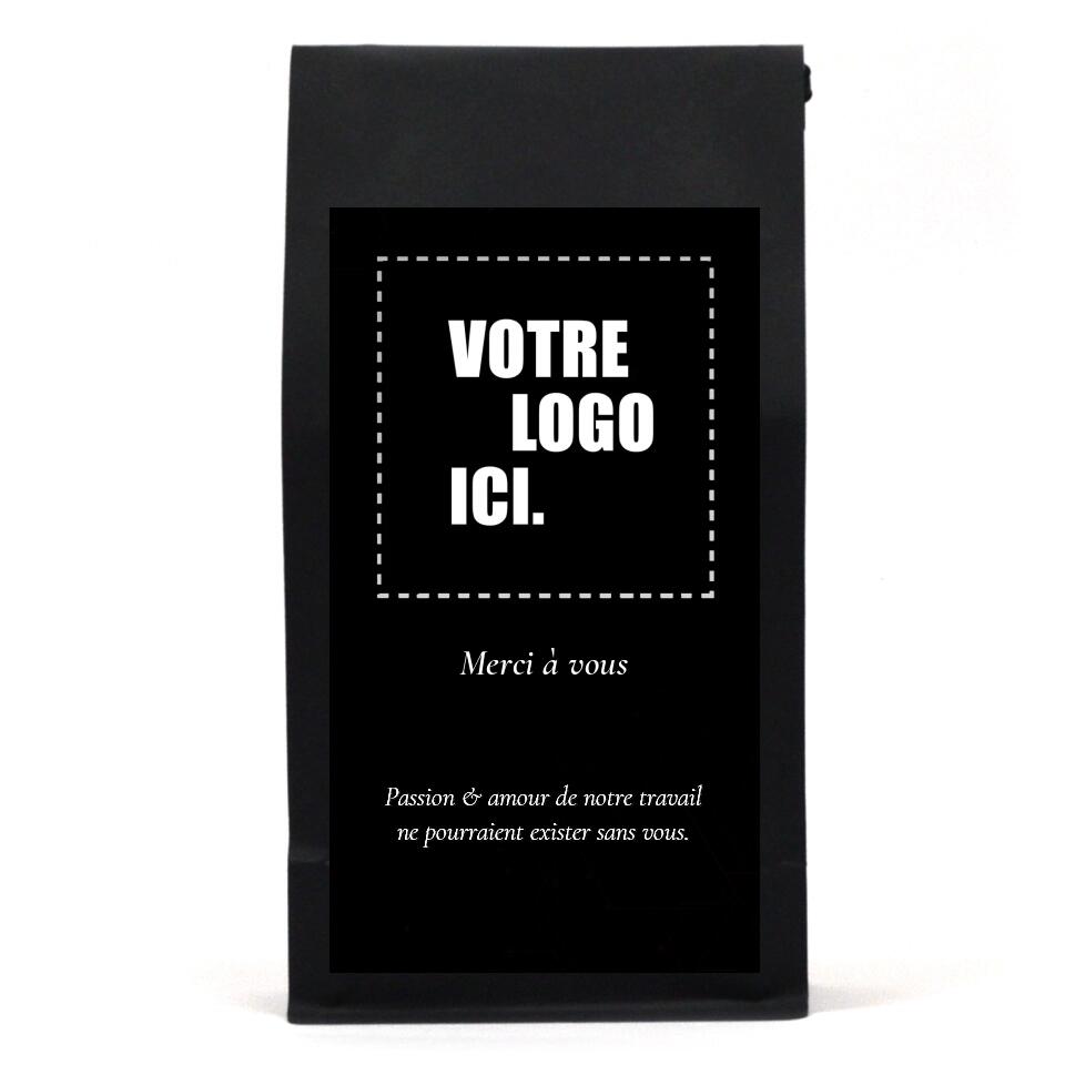 Cadeau corporatif de café personnalisé (français)