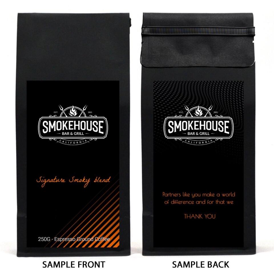 Corporate Custom Coffee Bag (English)