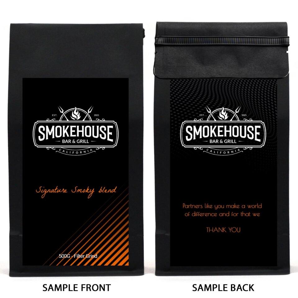 Corporate Custom Coffee Bag (English)