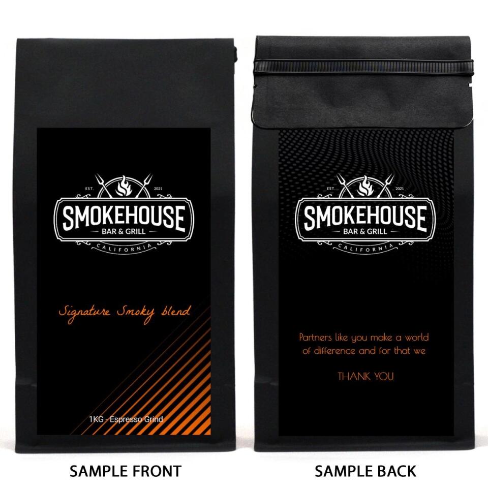 Corporate Custom Coffee Bag (English)