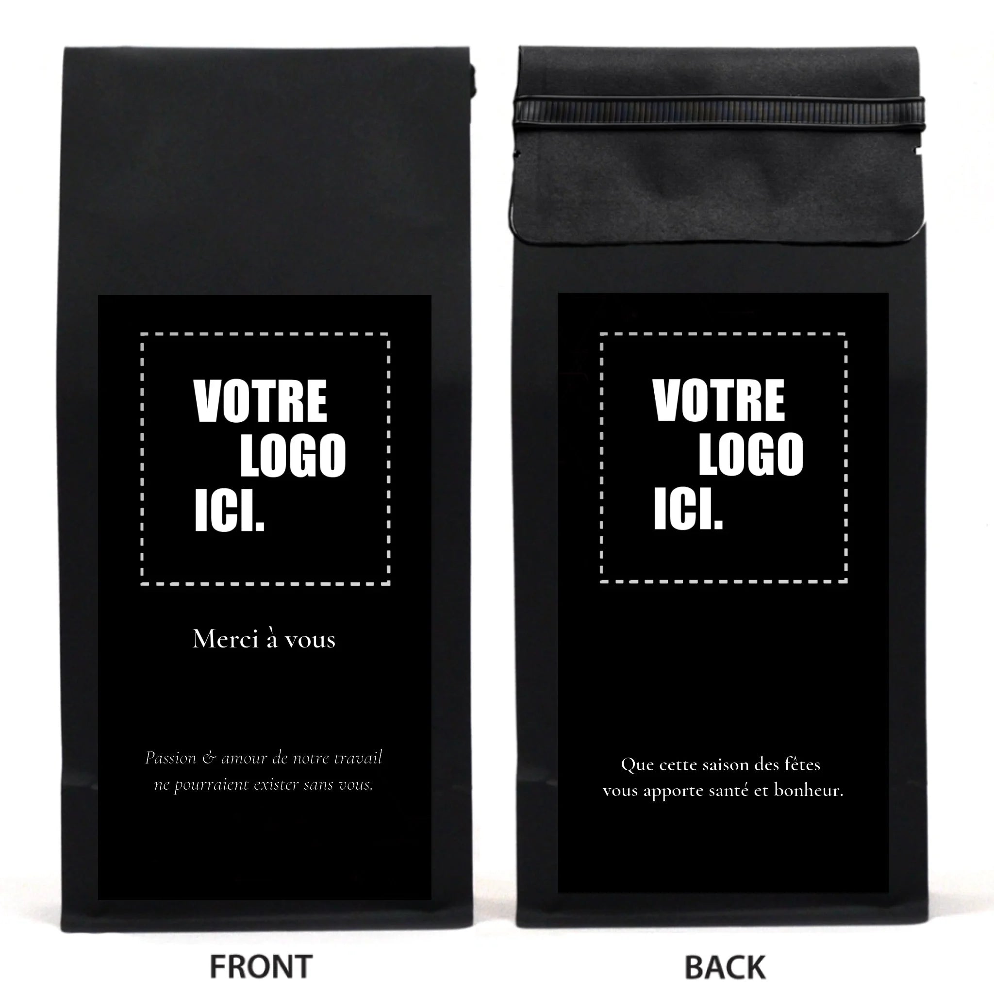 CADEAU CORPORATIF - SAC DE CAFÉ PERSONNALISÉ (FRANÇAIS)
