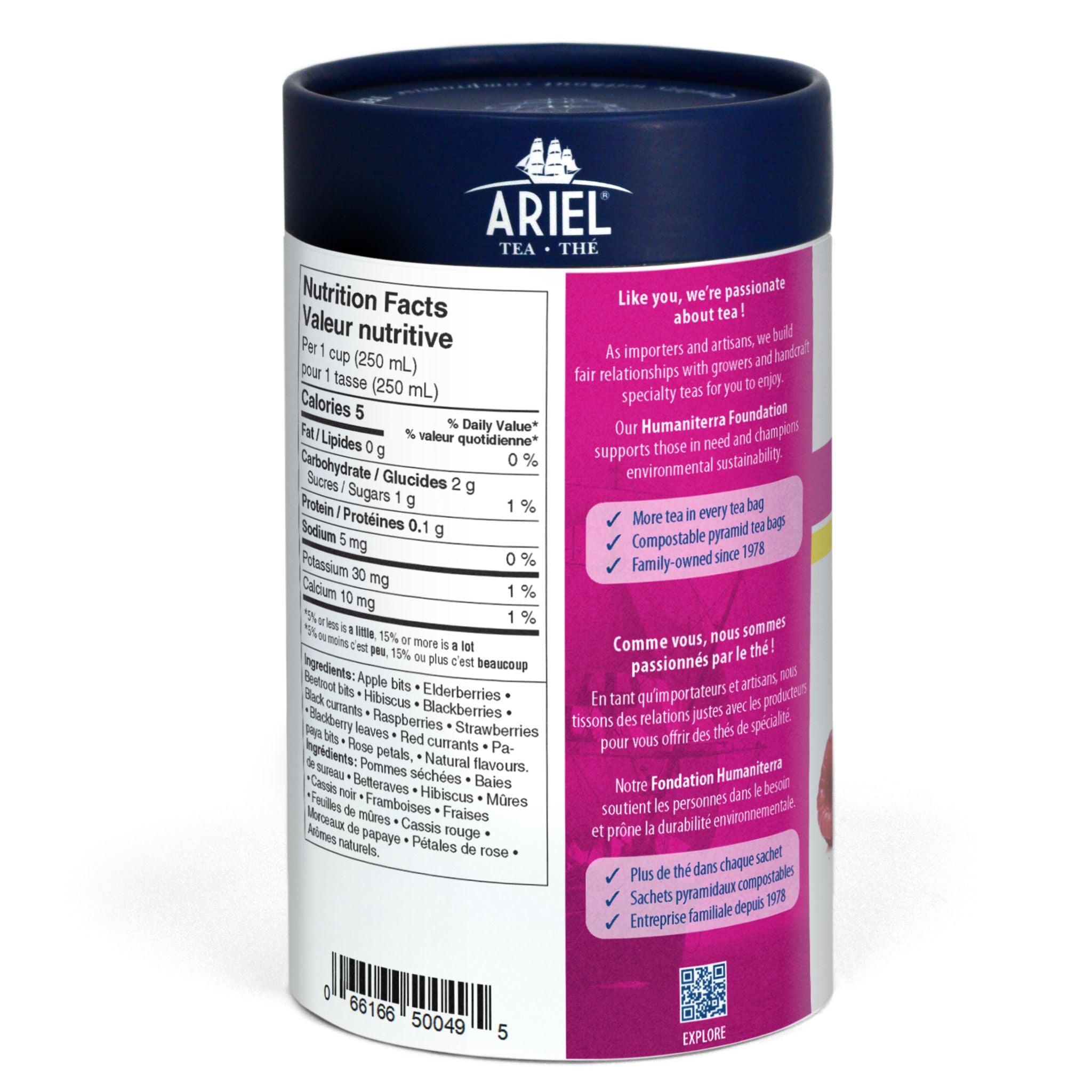 ARIEL Framboise pêche